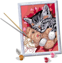 Carica l'immagine nel visualizzatore di Gallery, Ravensburger - CreArt : Gattino e il suo Orsetto