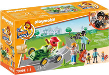 Carica l'immagine nel visualizzatore di Gallery, Playmobil Duck ON Call Ambulanza in Azione. Soccorso del Pilota da Corsa 70919