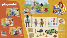 Carica l'immagine nel visualizzatore di Gallery, Playmobil Duck ON Call Ambulanza in Azione. Soccorso del Pilota da Corsa 70919