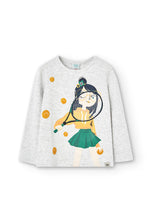 Carica l'immagine nel visualizzatore di Gallery, 407078-7359 Maglietta jersey elastico per ragazza