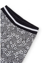 Carica l'immagine nel visualizzatore di Gallery, 466073-9082 Leggings jersey elastico "fiori" per ragazza