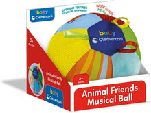 Carica l'immagine nel visualizzatore di Gallery, Clementoni- Musicale Animali, Palla Musicale Morbida per Gattonare