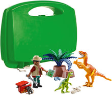 Carica l'immagine nel visualizzatore di Gallery, Playmobil Valigetta Dinosauro e Esploratore 70108