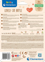 Carica l'immagine nel visualizzatore di Gallery, Clementoni - Lovely Cat Soft Rattle