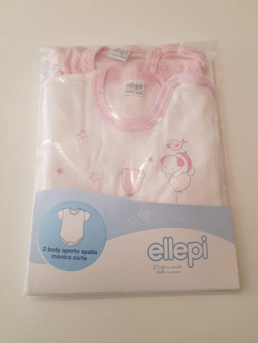 6/9 mesi Body neonata Ellepi AF4721