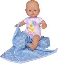 Carica l&#39;immagine nel visualizzatore di Gallery, NENUCO - Bambola Nenuco bebè con copertina azzurra
