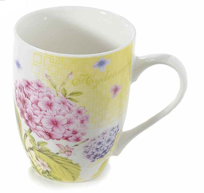 Tazza floreale in confezione regalo